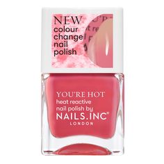 Hot Intentions Thermochromic Nail Polish Nails, Inc. Hot Intentions Thermochromic Nail Polish | Pink | Sally Beauty Nail Polish Pink, Claires Nail Polish, Nail Polish Nails, Orly Breathable Nail Polish Crystal Healing, Polish Nails, Sally Beauty, Nails Inc, Free Coloring, Bright Pink