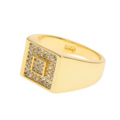 Certified 18K gold plated Square Ring Iced out: This ring is coated with top quality Austrian Rhinestone Sim Diamonds Perfect to pair with a bracelet from our store CHOOSE YOUR SIZE AND CLICK ADD TO CART! In order to find your ring size, measure an existing ring's diameter using a ruler and see the size chart. Round up to the next size if your ring falls in between. Our sizes are USA based. Fall Rings, Square Ring, Square Rings, Round Up, A Bracelet, Metal Base, Ruler, Sunglasses Case, Silver Plate