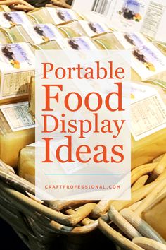 a basket filled with lots of food next to a pile of bread and other items