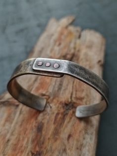 Cuff Bracelet  Sterling Silver 925 Bracelet  Brass Cuff Bracelet  Mens Cuff Bracelet  Silver Bracelet for Men Rustic Cuff Bracelet Cuff Bracelet Metals: sterling silver 925 /Brass/ Copper Mens Silver Cuff Bracelet, Cabachon Jewelry, Hammered Metal Jewelry, Silver Bracelet For Men, Rustic Cuff Bracelets, Mens Cuff Bracelets, Rustic Bracelet, Cuff Bracelet Silver