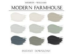 the modern farmhouse house paint color chart