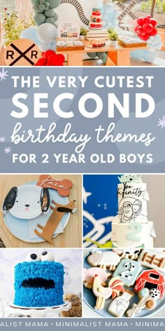 Scrolling through all the cutest inspo for 2nd birthday party for boys, trying to find the best 2nd birthday party THEMES? This mega-list of FREAKING ADORABLE and totally modern, unique birthday party themes and toddler party ideas is full of ideas that my own 2 year old, and all my toddler boy nephews - are OBSESSED with! Birthday Themes For 2 Year Boy, Birthday Party For 2 Year Boy, 2yrs Old Birthday Party Ideas Boy, Second Birthday Theme Boy, Second Birthday Ideas Boy, Toddler Boy Birthday Themes, Ideas For 2nd Birthday, 2nd Birthday Party Themes Boy