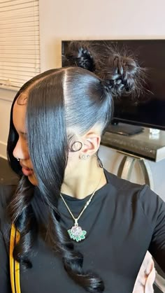 Wigs Styles, Wigs Hairstyles, Birthday Hairstyles, Black Ponytail Hairstyles, Hairstyle Inspo, Braided Hairstyles For Teens