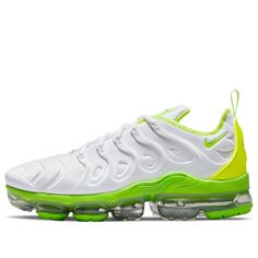 Nike Air VaporMax Plus White Volt DJ5975-100 Marathon Running Shoes, Running Shoes Sneakers, Stylish Sneakers, Perfect Pair