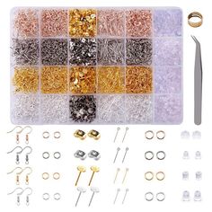 the beading kit is organized and ready to use