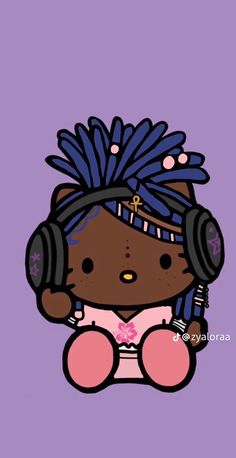 Hello Kitty With Locs, Hello Kitty Wallpaper Hd, Hello Kitty Colouring Pages, Imvu Outfits Ideas Cute, Hello Kitty Coloring, Dope Cartoon Art, Iphone Wallpaper Themes, Hello Kitty Pictures, Cute Disney Wallpaper