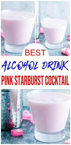 1 pink Starburst candy cocktail sitting on table with Starburst candy around & cocktail shaker. Fruity Mixed Drinks Alcoholic Easy Vodka, Yummy Vodka Mixed Drinks, Drinks With Pinnacle Whipped Vodka, New Drinks Alcohol Cocktails, Good Tasting Alcohol Drinks, Vodka Mixed Drinks Easy, Whipped Cream Alcohol Drinks, Easy Cheap Alcoholic Drinks, Drink Contest Ideas