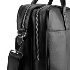 * Soft and durable goat leather
 * Strong YKK zippers
 * Water-repellant internal lining Leather Laptop Bag, Leather Laptop, Goat Leather, Making Room, Full Grain Leather, Large Black, Laptop Bag, Goats, Leather Bag