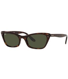 From Ray-Ban&#x2C; the Women's Lady Burbank 52mm Cat Eye Havana Sunglasses feature:Acetate frameCat eye shapeSolid lensRx ableNon-PolarizedApprox. 52mm lens- 20mm bridge- 140mm templeImported. Lady Burbank Sunglasses, Ray Ban Sunglasses Women, Ray Ban Sunglasses Wayfarer, Ray Ban Women, Capsule Wardrobe Essentials, Stylish Glasses, Eyewear Womens, Cat Eye Glasses, Womens Glasses