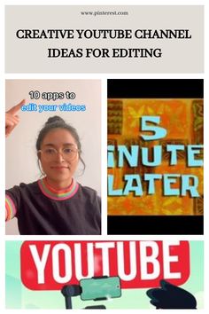 Discover fresh and creative YouTube edit ideas to elevate your videos! From tweaking your YouTube channel name to editing your profile picture, explore unique ways to enhance the aesthetics of your content. Whether you're looking for inspiration on editing techniques or cohesive design concepts, these tips will help you stand out from the crowd. Elevate your channel's visual appeal with innovative YouTube video edit ideas that captivate viewers and keep them coming back for more. Channel Ideas, Design Concepts, Youtube Video