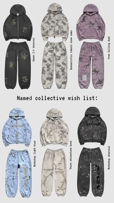 Outfit per uscire con gli amici Name Collective Tracksuit, The Named Collective, Named Collective Outfit Ideas, Named Collective Aesthetic, Unrealistic Ideals Tracksuit, Named Collective Outfit, Baddie Wishlist, Name Collective, Named Collective Tracksuit