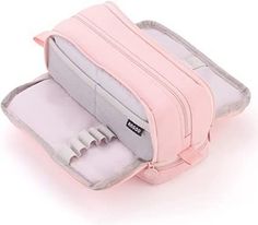 Stationary Aesthetic Pencil Case, Cute Preppy Pencil Cases, Cicimelon Pencil Case, Aesthetic Stationary Pouch, Aesthetic Pouches For School, Aesthetic Pencil Pouch On Amazon, Pink Aesthetic Pencil Case, Pencil Case With Compartments, Pencil Case For High School