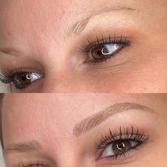 Microblading for Blondes: Is It Possible? Micro Blading For Blondes, Subtle Microblading, Natural Looking Microblading, Eyebrows For Blondes, Eyebrow Inspo Natural, Microblading Before And After, Micro Bladed Eyebrows