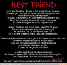 a poem written in red ink with the words best friend