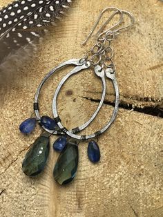 Feeling blue large horseshoe hoops by Weathered soul. Kyanite and topaz makes these dazzlers just sparkle,cowgirl in denim,artisan jewelry Handmade Bohemian Kyanite Jewelry, Handmade Rustic Oval Jewelry, Rustic Blue Sterling Silver Jewelry, Rustic Nickel-free Blue Jewelry, Artisan Blue Hoop Earrings Nickel Free, Blue Soldered Dangle Jewelry, Blue Rustic Dangle Jewelry, Handmade Oval Apatite Jewelry, Handmade Rustic Blue Jewelry