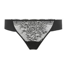 Brazilian Brief lace RITRATTI MILANO Emily Elegant Stretch Lace String, Elegant Stretch String Lace, Black Lace Brief Bottoms, Luxury Lace Brief Intimates, Stretch Lace Trim Intimate Briefs, Floral Lace, Lingerie, Bra, Crop Tops