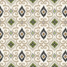 an abstract pattern with green, brown and white colors on a beige background stock photo