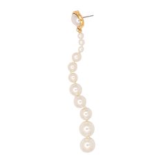 Product Description: Add eye-catching elegance to your ensemble in these sleek earrings with white pearls falling in a linear drop. ﻿Dimensions: 4" long ﻿Style Number: ﻿1802EGP Blue Velvet Gown, Lady Barbara, Pearl Trend, Barbara Bush, Velvet Gown, Long Style, Kenneth Jay Lane, Pierced Earrings, Pearl Drop Earrings