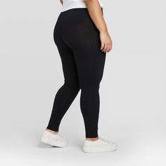 Add these Cotton Blend Seamless Leggings with 5" Rise from A New Day to your closet for a timeless piece that will allow you to style a multitude of looks year-round. In black, these leggings will pair well with any casual look, day or night, while the seamless construction and high-rise fit provide you with a smooth, flattering look. Pair with anything from dresses and skirts to sweaters and tees to create a look that shows off your radiant sense of fashion. Casual Black Seamless Leggings, Casual Black Seamless Tights, Casual Seamless Tights, Casual Tight Seamless Tights, Best Leggings, Gym Leggings, Lingerie Shop, Seamless Leggings, A New Day