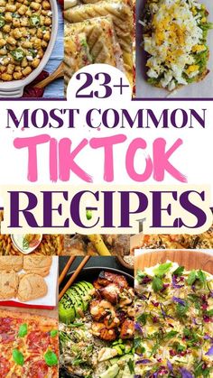 25 most common tiktok recipes that are easy to make, delicious and tasty