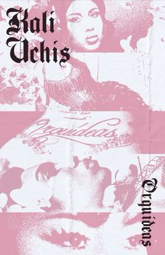 the cover to an old book that is pink and white