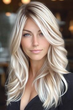 All Over Blonde Vs Highlights, Hair Down Styles, Fall Blonde Hair, Pearl Blonde, Fall Hair Color Ideas, Blonde Hair Transformations, Color Ideas For Blondes, Hair Color Ideas For Blondes, Fall Blonde