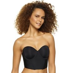 DOMINIQUE Bras: Noemi Backless Strapless Balconette Bridal Bra 6377 | Kohls Low Back Strapless Bra, Strapless Push Up Bra, Bridal Bustier, Strapless Backless Bra, Bridal Bra, Strapless Bustier, Backless Bra, Unlined Bra, Hip Dress