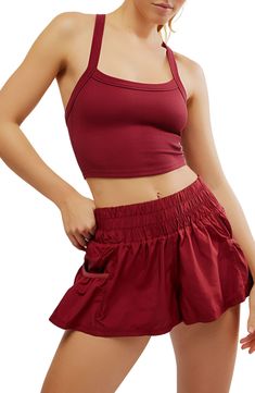 A cropped, racerback cut defines this rib camisole that's always ready for layering, lounging, lunging, lay-ups—you get the idea. 14" length (size Medium/Large) Scoop neck Racerback 87% polyamide, 13% elastane Dry clean or machine wash, dry flat By Free People; made in Turkey Summer Racerback Sports Bra For Loungewear, Solid Color Summer Racerback Sports Bra, Summer Lounge Scoop Neck Sports Bra, Summer Cami Sports Bra For Loungewear, Summer Scoop Neck Sports Bra For Loungewear, Summer Athleisure Cami Sports Bra, Casual Cami Crop Top For Yoga, Sporty Cami Sports Bra For Summer, Womens Athletic Outfits