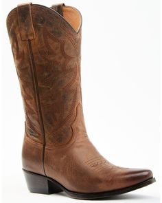 Shyanne Women's Encore Mad Dog Western Boots - Snip Toe , Brown Boots Country, Girl Cowboy Boots, Womens Cowgirl Boots, Brown Cowboy Boots, Statement Shoe, Western Boots Women, Mad Dog, Leather Pulls, Cowgirl Boots