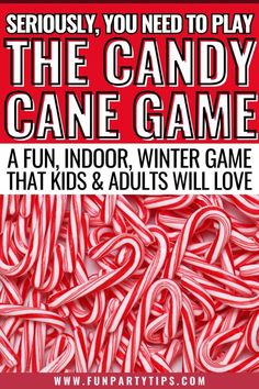 ]Hold onto your Santa hats, folks! The Candy Cane Game is about to sleigh your holiday boredom. It's the ultimate Christmas fun for kids that'll have everyone from tiny elves to grumpy Grinches in stitches. No need for fancy equipment or PhD-level instructions – just grab those striped sugar sticks and let the chaos commence. It's the perfect indoor game for Christmas when Jack Frost is being a jerk outside. Who knew those innocent little candy canes could cause so much mayhem? Get ready for some easy fun and holiday hijinks! Carnival Games Christmas, Work Christmas Party Games Hilarious, Candy Cane Party Ideas, Candy Cane Projects For Kids, Candy Cane Fishing Game For Kids, Christmas Themed Party Games, Christmas Candy Cane Games, Christmas Cookie Game, Christmas Candy Cane Game