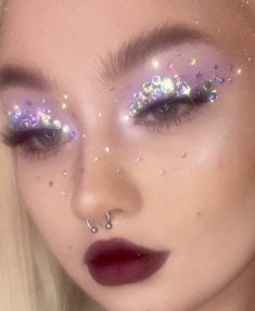 Mirrorball Makeup, Gemstone Makeup, Vibrant Makeup, Fairy Makeup