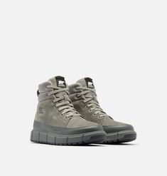 SOREL EXPLORER™ III Men's Waterproof Boot | SOREL Waterproof Boots Winter, Winter Boots Men, Sport Boots, Sorel Explorer, Mens Waterproof Boots, Moc Toe Boots, Snow Rain, Winter Leather Boots, Waterproof Sneakers