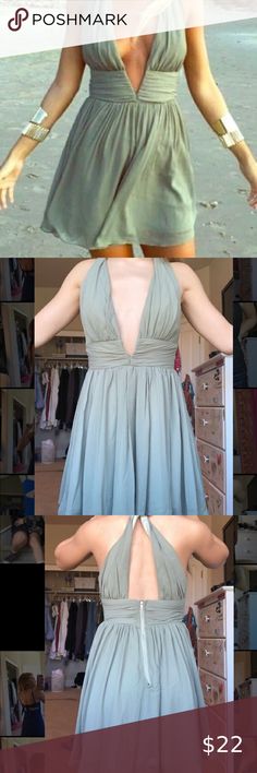 XENIA LIGHT OLIVE DEEP V DRESS NEW WITH TAGS. Beautiful dress but didn’t fit me. I’m size xs-s and 5’2” 115 lb. Xenia Boutique Dresses Deep V Dress, V Dress, Boutique Dresses, Beautiful Dress, Deep V, Beautiful Dresses, New Dress, Colorful Dresses, Prom Dresses