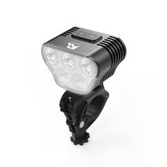 a bicycle light is shown on a white background