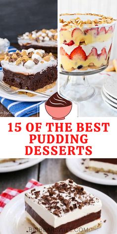 the best puddinging desserts to bake