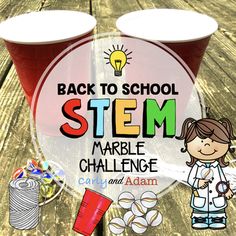 Back to School STEM Activity: Marble Challenge... by Carly and Adam | Teachers Pay Teachers Third Grade Stem Activities, Brain Breaks Elementary, Back To School Stem, Student Reflection