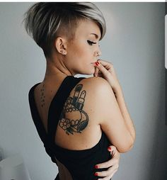 Edgy Hair, Shaved Hair, Short Pixie, Pixie Hairstyles, Pixie Cuts, Hair Today