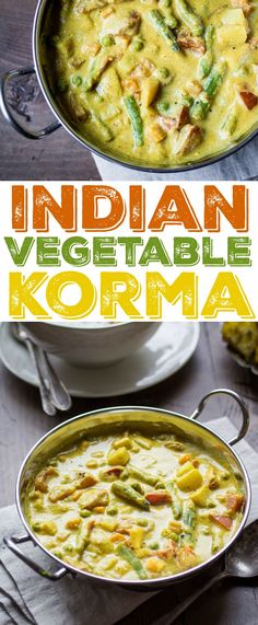 Creamy Indian Vegetable Korma - The Wanderlust Kitchen Subji Recipe, Vegetables Stew, Veggie Korma, Vegetable Korma Recipe, Creamy Coconut Sauce, Vegetable Korma, Butter Paneer, Potatoes Tomatoes, Korma Recipe