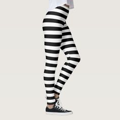 Stripes in Any Color Leggings, Women's, Size: Medium, Pale Blue Gender: female. Age Group: adult. Things To Order On Amazon, Halloween Witch Costume, Spooky Chic, Color Leggings, Halloween Colors, Unique Leggings, Black And White Leggings, Mohawks, Pattern Leggings