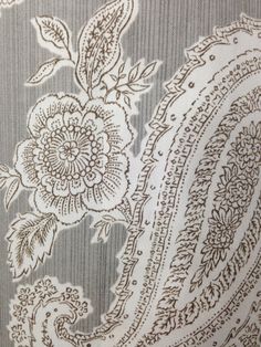 an image of a close up view of a paisley pattern on a wallpapered surface