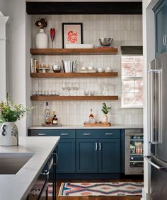 the kitchen is clean and ready to be used