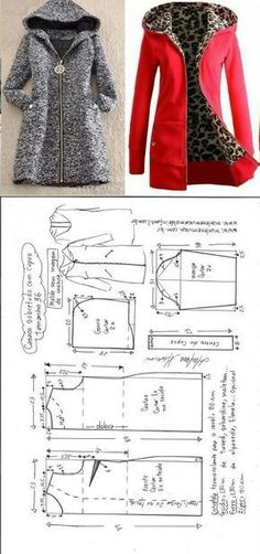 the sewing pattern for this jacket is easy to sew