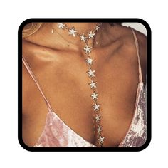 PRICES MAY VARY. Rhinestone choker necklace have extender chain, free size.It can match with suitable apparel for different even. Star necklace long made by alloy and crystals,the workmanship is exquisite and have good color retention, not easy to fade. Choker with long chain fit for women.The best choice for beach,birthday, anniversary, holidays, graduation, Christmas,and any other occasion. Rhinestone Y-necklace with chic design will make you elegant and gorgeous to get more compliment.Gold/Si Trendy Lariat Choker Necklace For Party, Party Clavicle Body Chain, Adjustable Chain Lariat Body Jewelry For Parties, Silver Star-shaped Choker For Party, Silver Lariat Body Chain For Party, Party Rhinestone Necklace With Adjustable Clavicle Chain, Silver Clavicle Chain Body Chain, Adjustable Clavicle Rhinestone Necklace For Party, Trendy Silver Lariat Necklace For Party