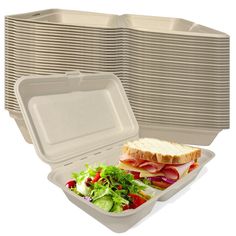 PRICES MAY VARY. 9"x6"x3" To Go Container: Pony Packaging 50 pack food containers with lids 9"x6"x3" have 2 Compartments. The containers for food provide an excellent choice for daily meals, as well as catering to restaurants, to-go orders, and other food service settings 100% Compostable Sugarcane Fiber: Pony Packaging disposable food containers with lids made from surplus sugarcane and wheat straw agricultural fiber, alternative to plastic and foam containers.The 50 count to go boxes are easy Team Meal, Disposable Food Containers, Take Out Containers, Wheat Straw, Compostable Packaging, Food To Go, Ceiling Fan In Kitchen, Household Supplies, Cold Meals