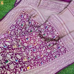 Make a unique fashion statement at your gathering wearing this Pure Katan Silk Handwoven Banarasi Silk Jaal dupatta from Khinkhwab . Plain Kurta, Banarasi Fabric, The Wilderness, Cut Work