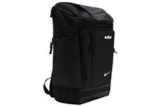 Nike LeBron Backpack Triple Black BA5563-010 | KICKSCREW Urban Style Black Sports Backpack, Urban Sports Backpack, Nike Casual Streetwear Backpack, Urban Black Backpack For Sports, Black Urban Backpack For Sports, Nike Sporty Backpack For Streetwear, Sporty Nike Backpack For Streetwear, Black Sporty Backpack For Streetwear, Functional Nike Backpack For Streetwear