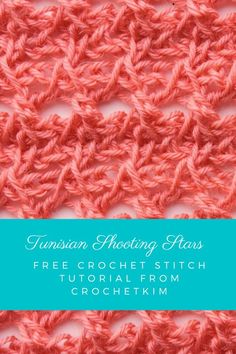 the finished crochet stitch is shown with text that reads,'free crochet stitch from crochetim