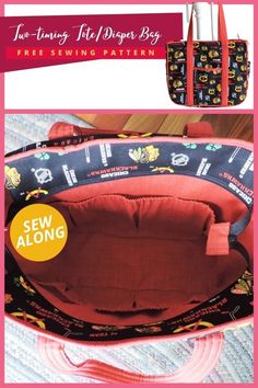 the sewing pattern for this purse is easy to sew and has two zippers