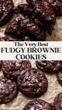 the very best fudgey brownie cookies