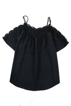 Trend Women Crochet Neckline Off-shoulder Short Sleeve Top, Shop for cheap Trend Women Crochet Neckline Off-shoulder Short Sleeve Top online? Buy at Modeshe.com on sale! Summer Lace Trim Off-shoulder Tops, Summer Off-shoulder Tops With Lace Trim, Off-shoulder Lace Trim Top For Summer, Off-shoulder Lace Trim Summer Tops, Off-shoulder Lace Top For Spring, Spring Off-shoulder Top With Lace Trim, Spring Lace Trim Off-shoulder Top, Chic Off-shoulder Lace Blouse, Black Cold Shoulder Off-shoulder Top For Summer